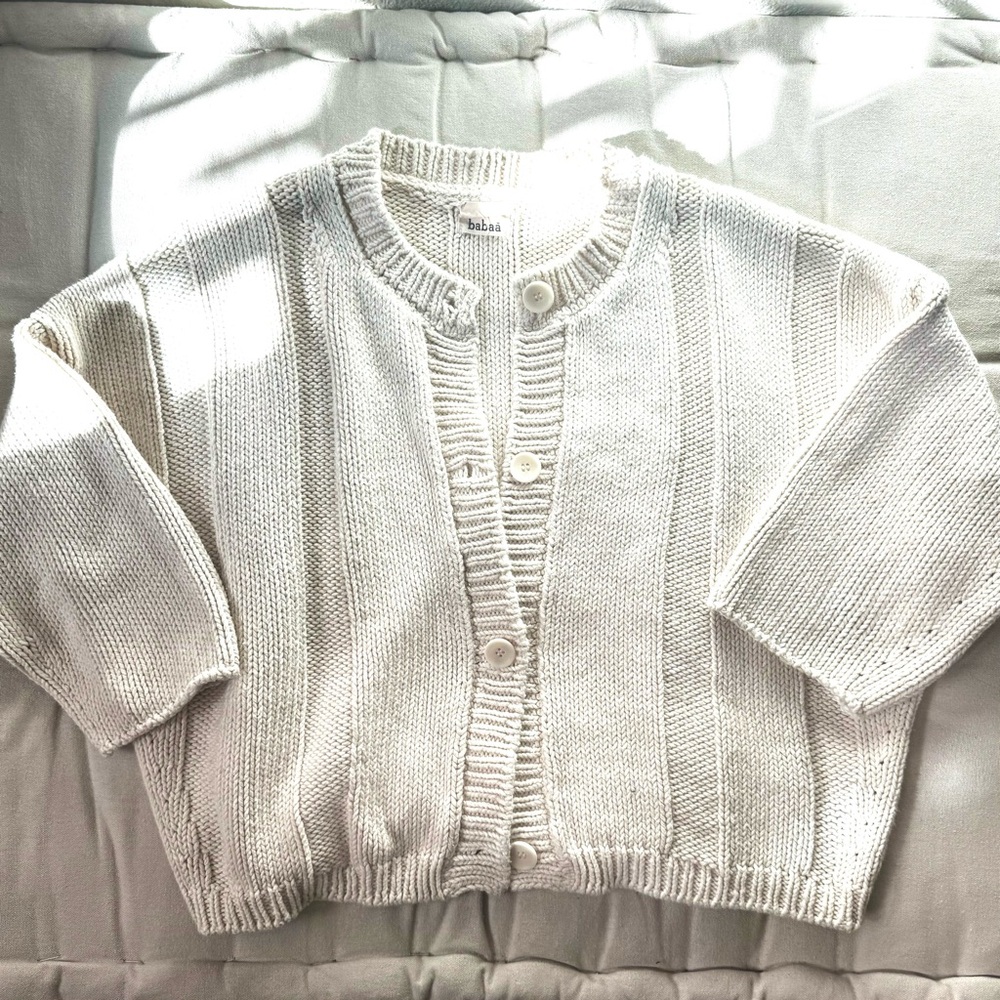 Babaa cardigan no66 in sold out natural
